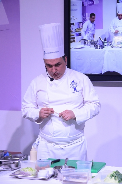 Le Cordon Bleu live cooking demonstration with Chef Emil Minev